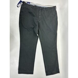 Polo Ralph Lauren Bedford Chino Pants 42x32  Men's Straight Fit Charcoal Black